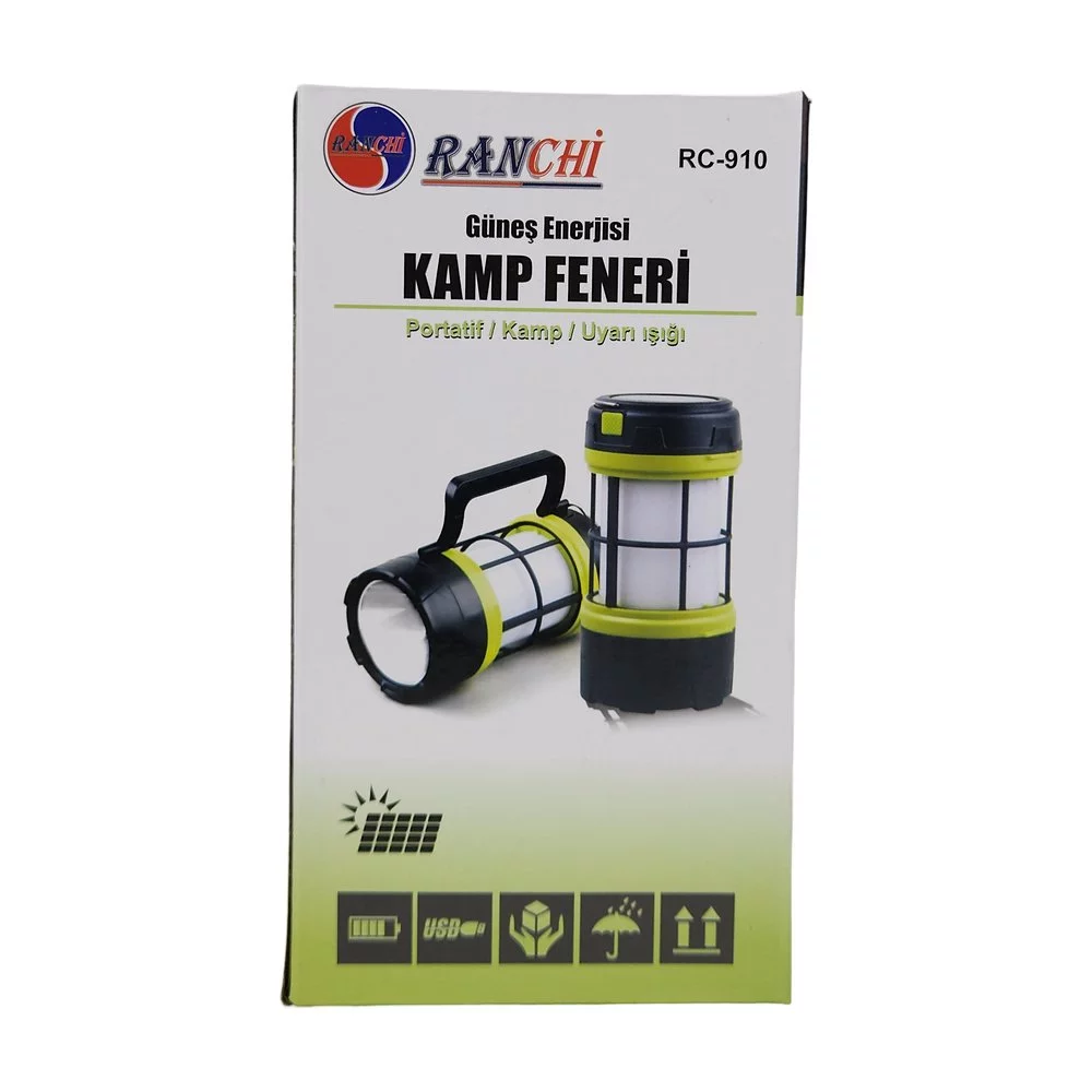 Kamp Feneri Güneşenerjili Rc-910 Kamp Feneri Güneşenerjili Rc-910