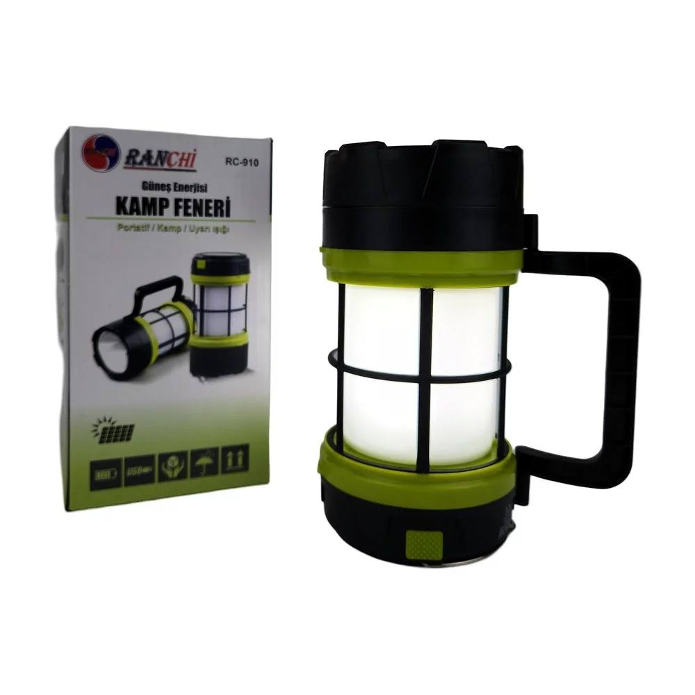 Kamp Feneri Güneşenerjili Rc-910 Kamp Feneri Güneşenerjili Rc-910
