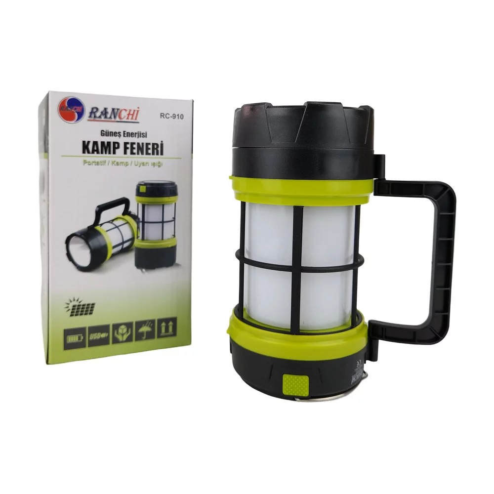 Kamp Feneri Güneşenerjili Rc-910 Kamp Feneri Güneşenerjili Rc-910
