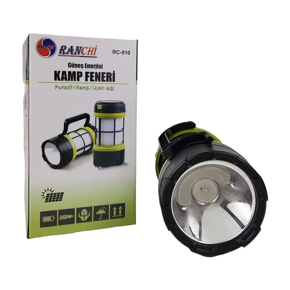 Kamp Feneri Güneşenerjili Rc-910 Kamp Feneri Güneşenerjili Rc-910