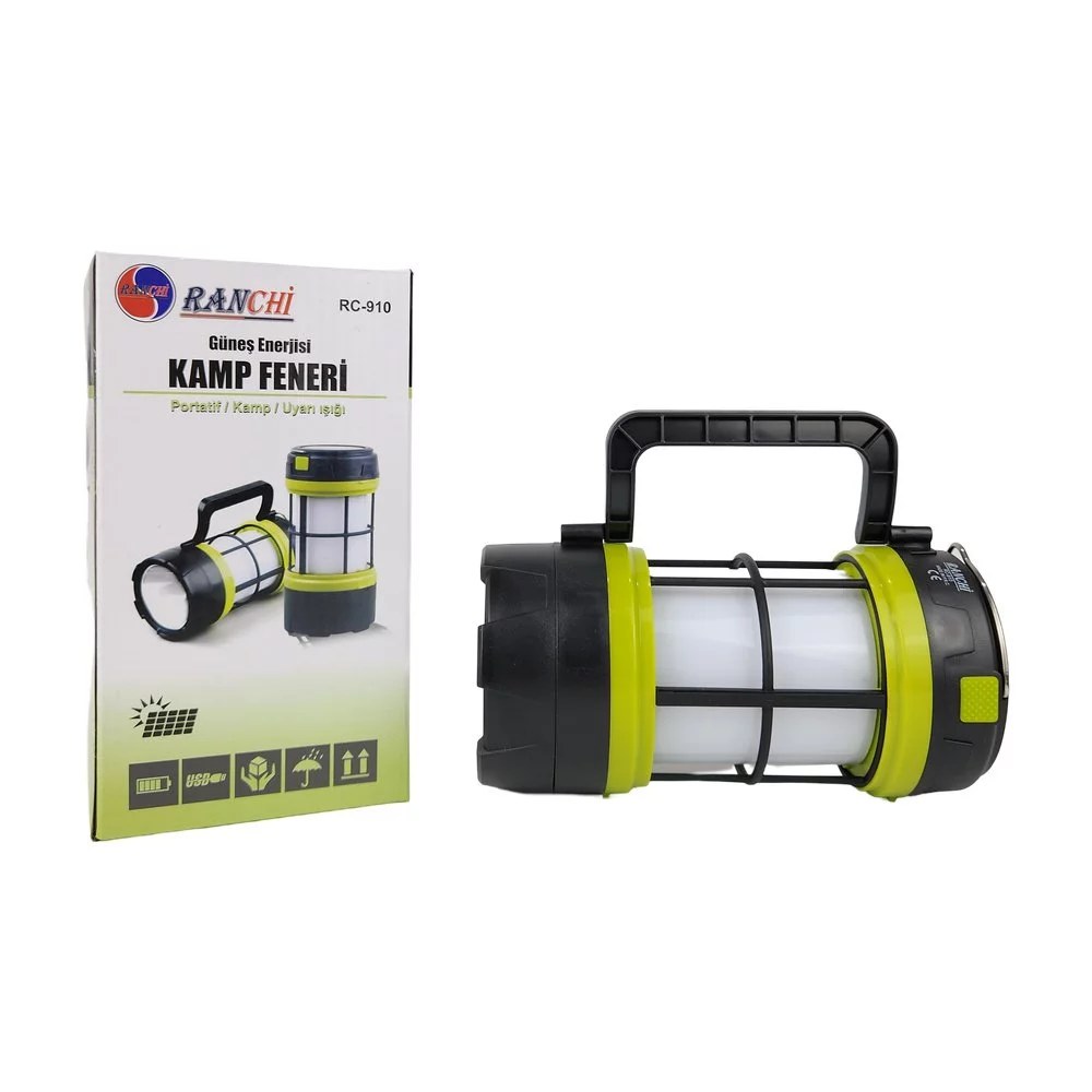 Kamp Feneri Güneşenerjili Rc-910 Kamp Feneri Güneşenerjili Rc-910