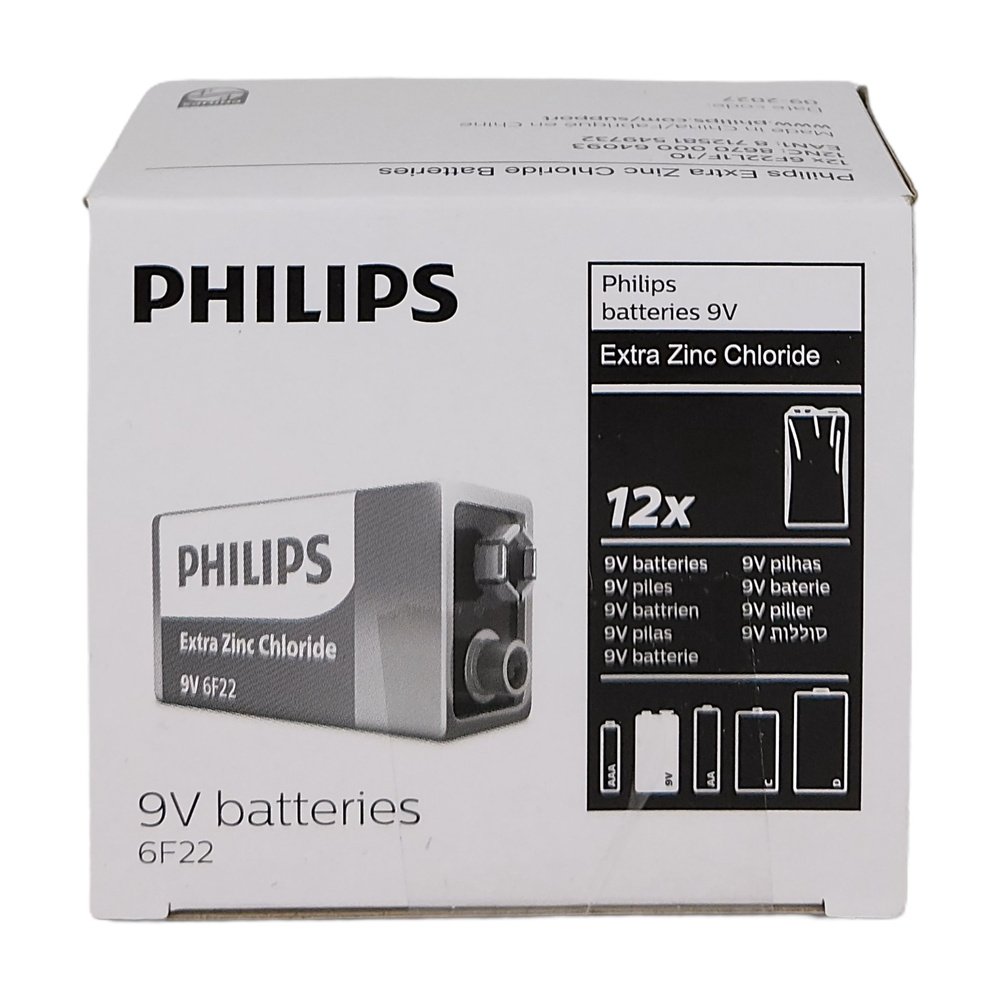 Phılıps 9Wolt Pil x 12 Adet Phılıps 9Wolt Pil x 12 Adet