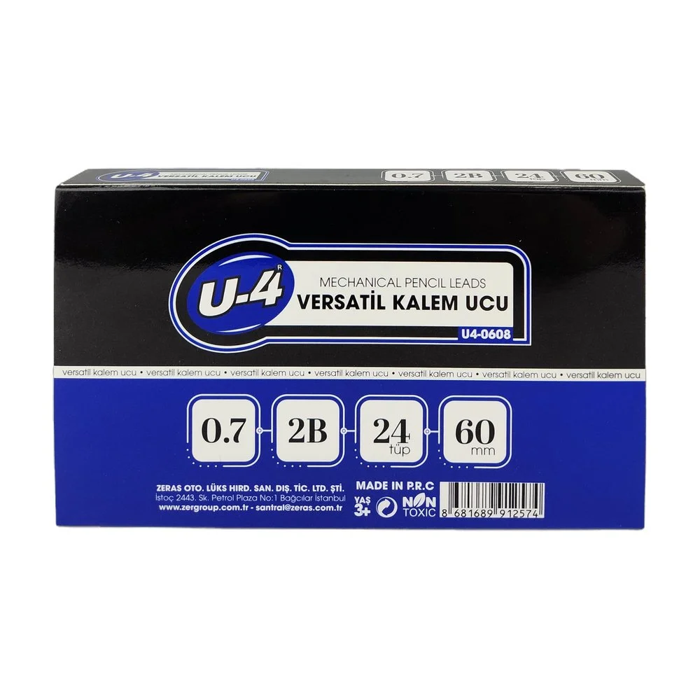 U-4-0608 Kalemucu 60Mm 0,7 x 24 Adet U-4-0608 Kalemucu 60Mm 0,7 x 24 Adet