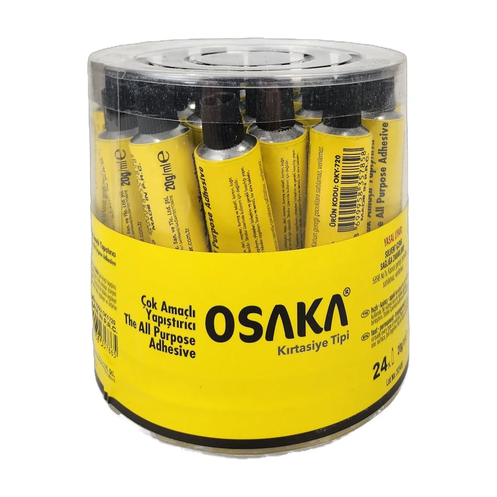 Osaka Çok Amaçlı Yapıştırıcı 20Cc x 24 Adet Osaka Çok Amaçlı Yapıştırıcı 20Cc x 24 Adet