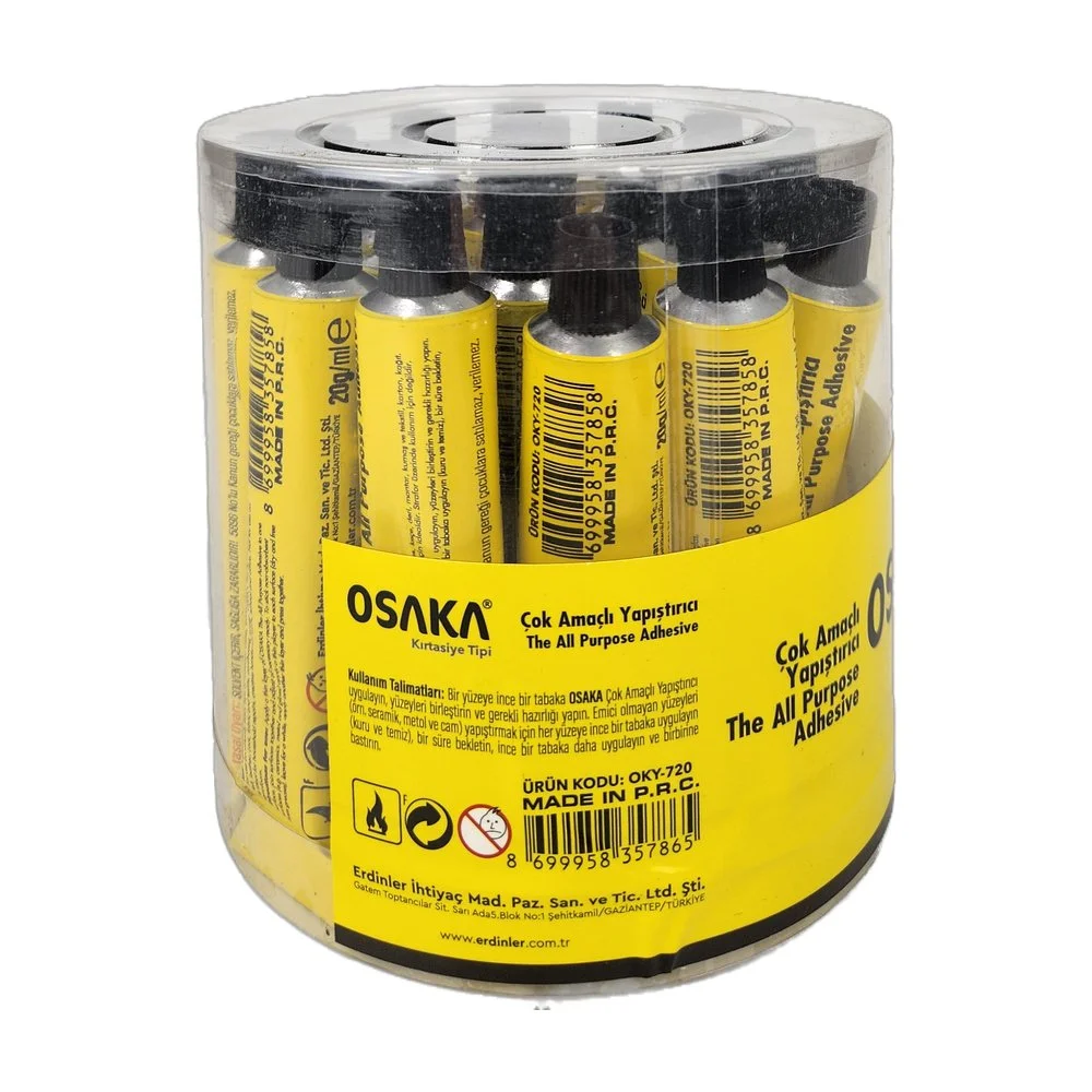 Osaka Çok Amaçlı Yapıştırıcı 20Cc x 24 Adet Osaka Çok Amaçlı Yapıştırıcı 20Cc x 24 Adet
