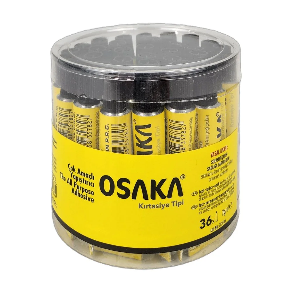 Osaka Yapıştırıcı 7Cc x 36 Adet Osaka Yapıştırıcı 7Cc x 36 Adet