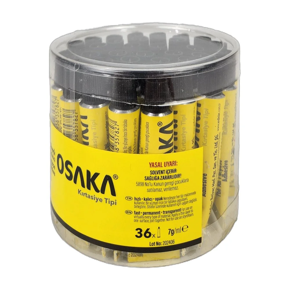 Osaka Yapıştırıcı 7Cc x 36 Adet Osaka Yapıştırıcı 7Cc x 36 Adet