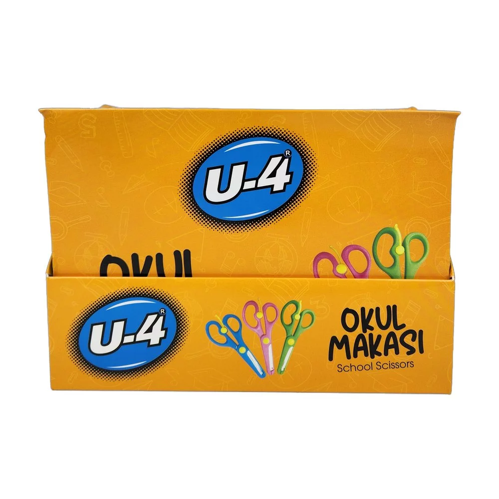 U-4 Korumalı Okul Makası Standlı X 24Adet U-4 Korumalı Okul Makası Standlı X 24Adet