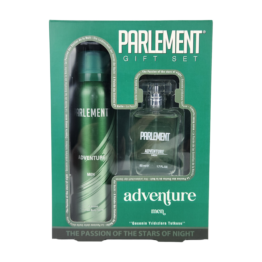 Parlement Adventure Yeşil Erkek Parfüm 50Ml +150 Ml Deodorant Set Parlement Adventure Yeşil Erkek Parfüm 50Ml +150 Ml Deodorant Set