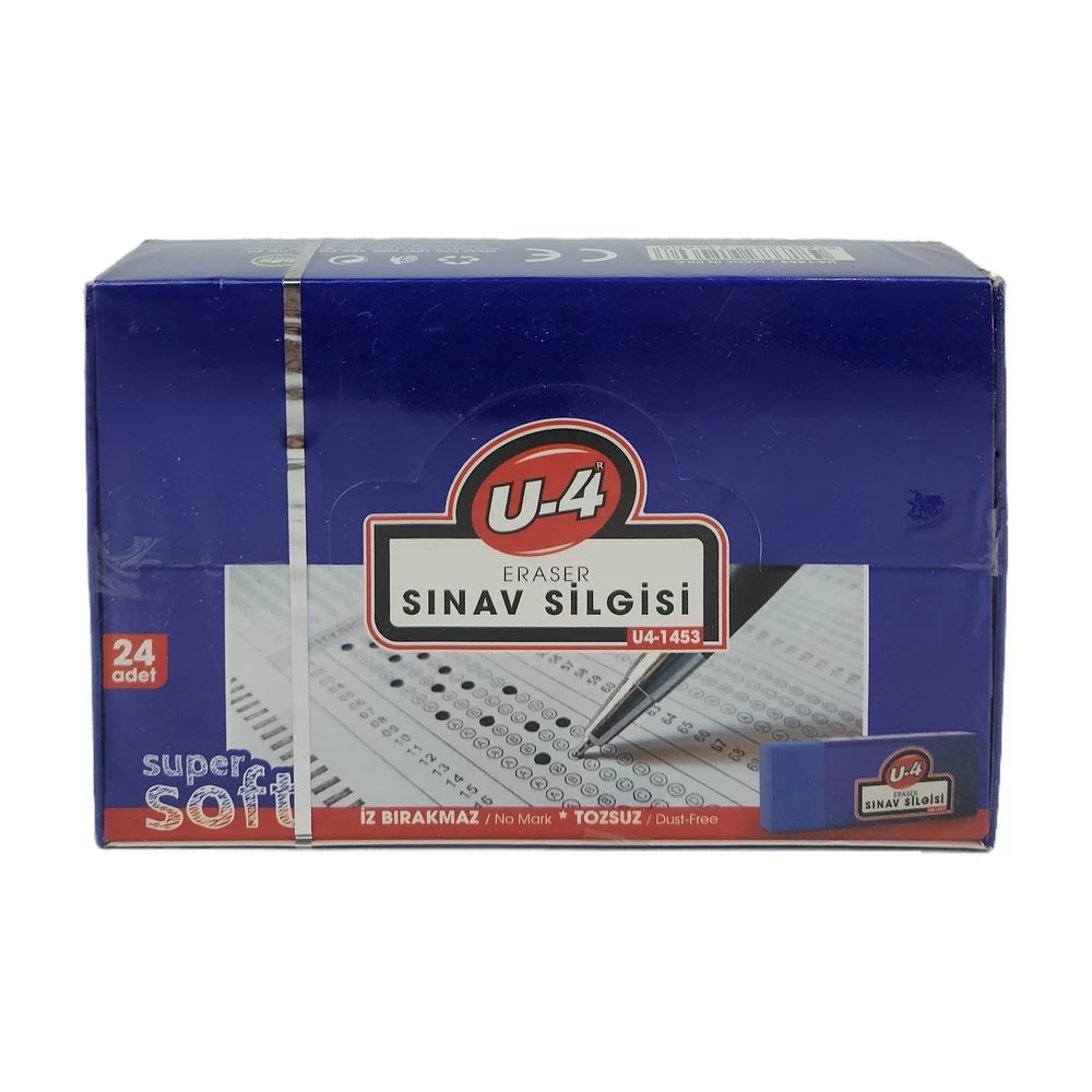 U4 Sınav Silgisi 24'lü Paket U4 Sınav Silgisi 24'lü Paket