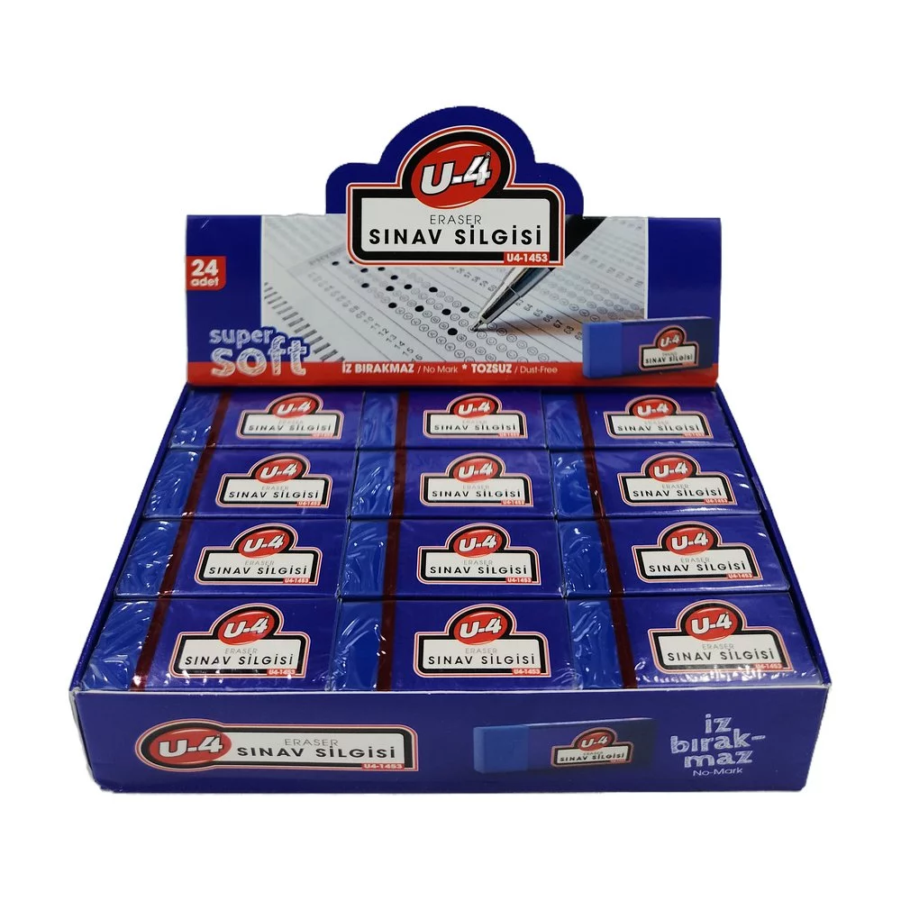 U4 Sınav Silgisi 24'lü Paket U4 Sınav Silgisi 24'lü Paket