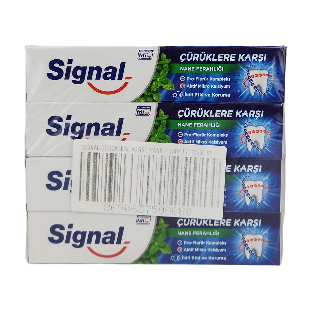 Signal Beyazlatıcı Sistem 50 Ml Diş Macunu *12Ad Signal Beyazlatıcı Sistem 50 Ml Diş Macunu *12Ad