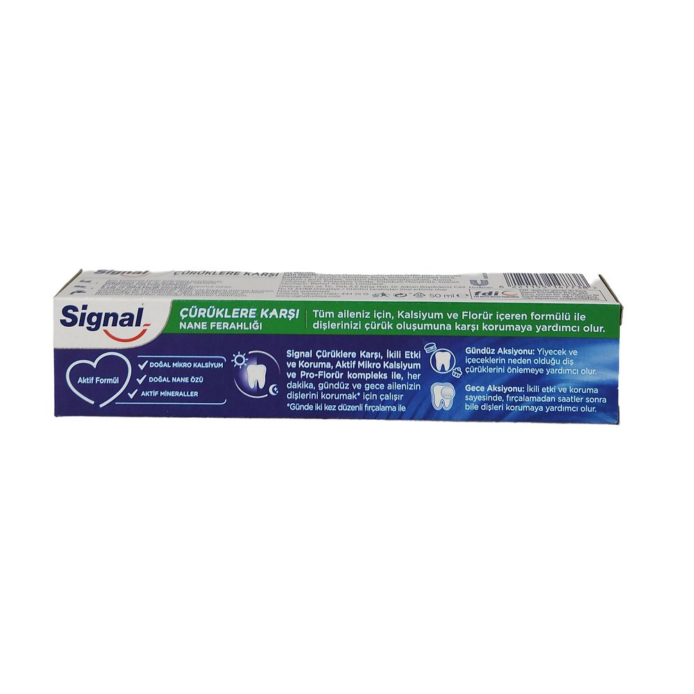 Signal Beyazlatıcı Sistem 50 Ml Diş Macunu *12Ad Signal Beyazlatıcı Sistem 50 Ml Diş Macunu *12Ad