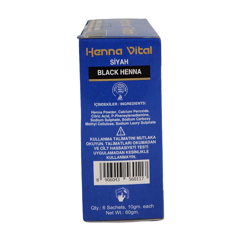 Henna Vals Kına Siyah*6 Henna Vals Kına Siyah*6