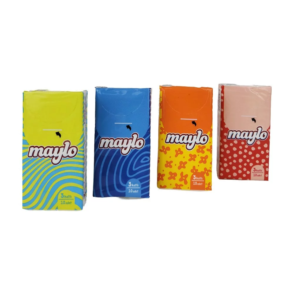 Maylo 3 Katlı Cep Mendili 10'lu Paket