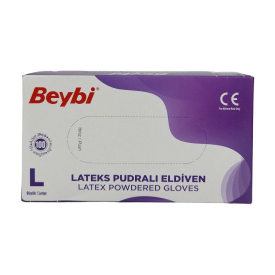 Beybi Lateks Eldiven 100Lü (L) Beybi Lateks Eldiven 100Lü (L)