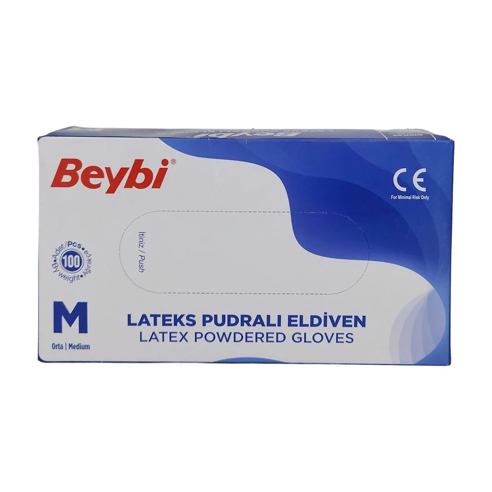 Beybi Lateks Eldiven 100Lü (M) Beybi Lateks Eldiven 100Lü (M)