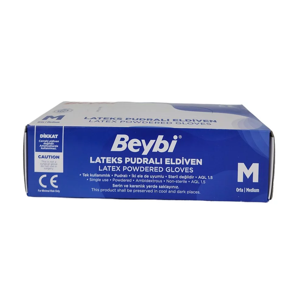 Beybi Lateks Eldiven 100Lü (M) Beybi Lateks Eldiven 100Lü (M)
