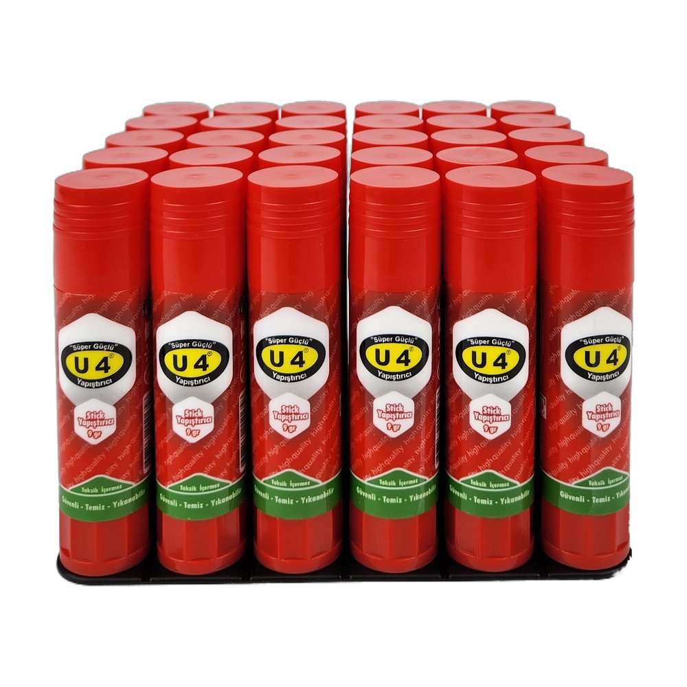 U-4 Glue Stick Yapıştırıcı Pirit 9gr 30lu Paket U-4 Glue Stick Yapıştırıcı Pirit 9gr 30lu Paket
