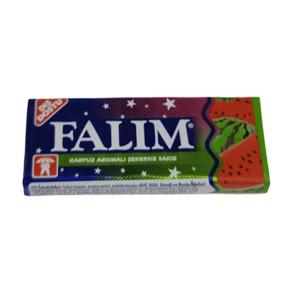 FALIM KARPUZ AROMALI ŞEKERSİZ SAKIZ 5Lİ 7G