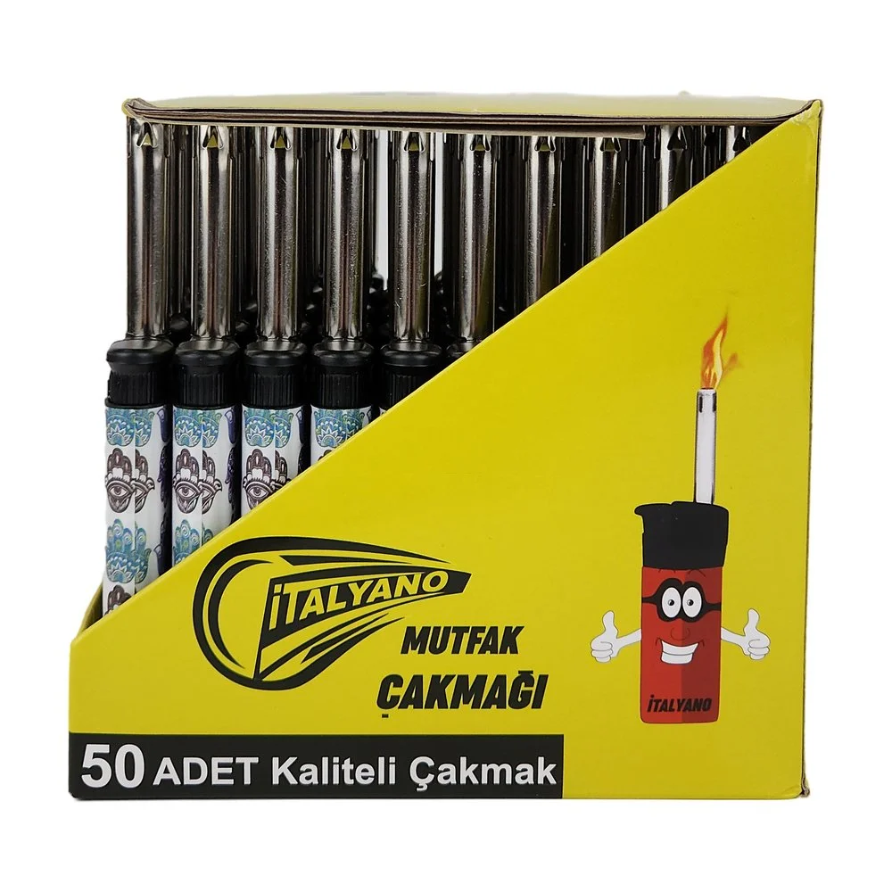 Standlı Kısa Ocak Çakmak x 50 Adet Standlı Kısa Ocak Çakmak x 50 Adet