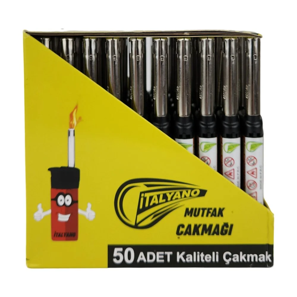 Standlı Kısa Ocak Çakmak x 50 Adet Standlı Kısa Ocak Çakmak x 50 Adet
