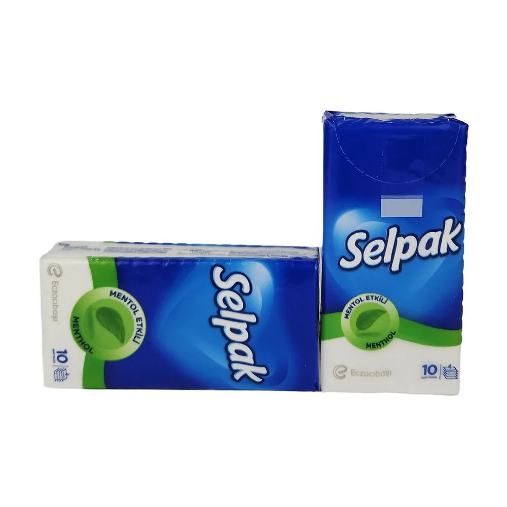 Selpak Mentollü Mendil*10Ad Selpak Mentollü Mendil*10Ad