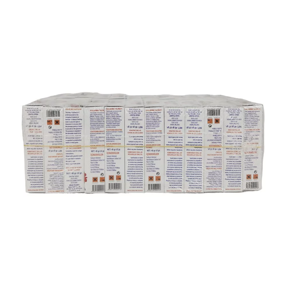 Hisar Elit Lavabo Açıcı 40 gr x 24 Adet Hisar Elit Lavabo Açıcı 40 gr x 24 Adet