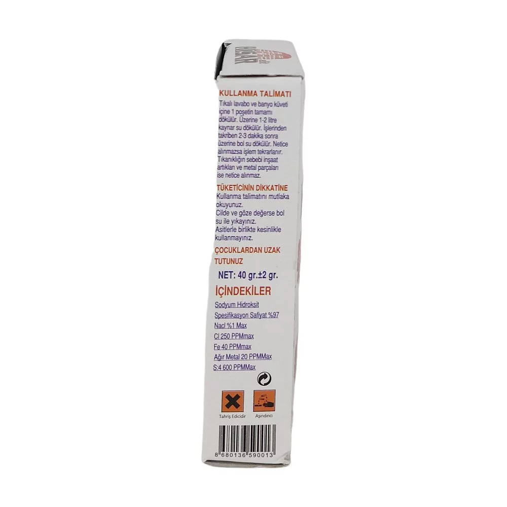 Hisar Elit Lavabo Açıcı 40 gr x 24 Adet Hisar Elit Lavabo Açıcı 40 gr x 24 Adet