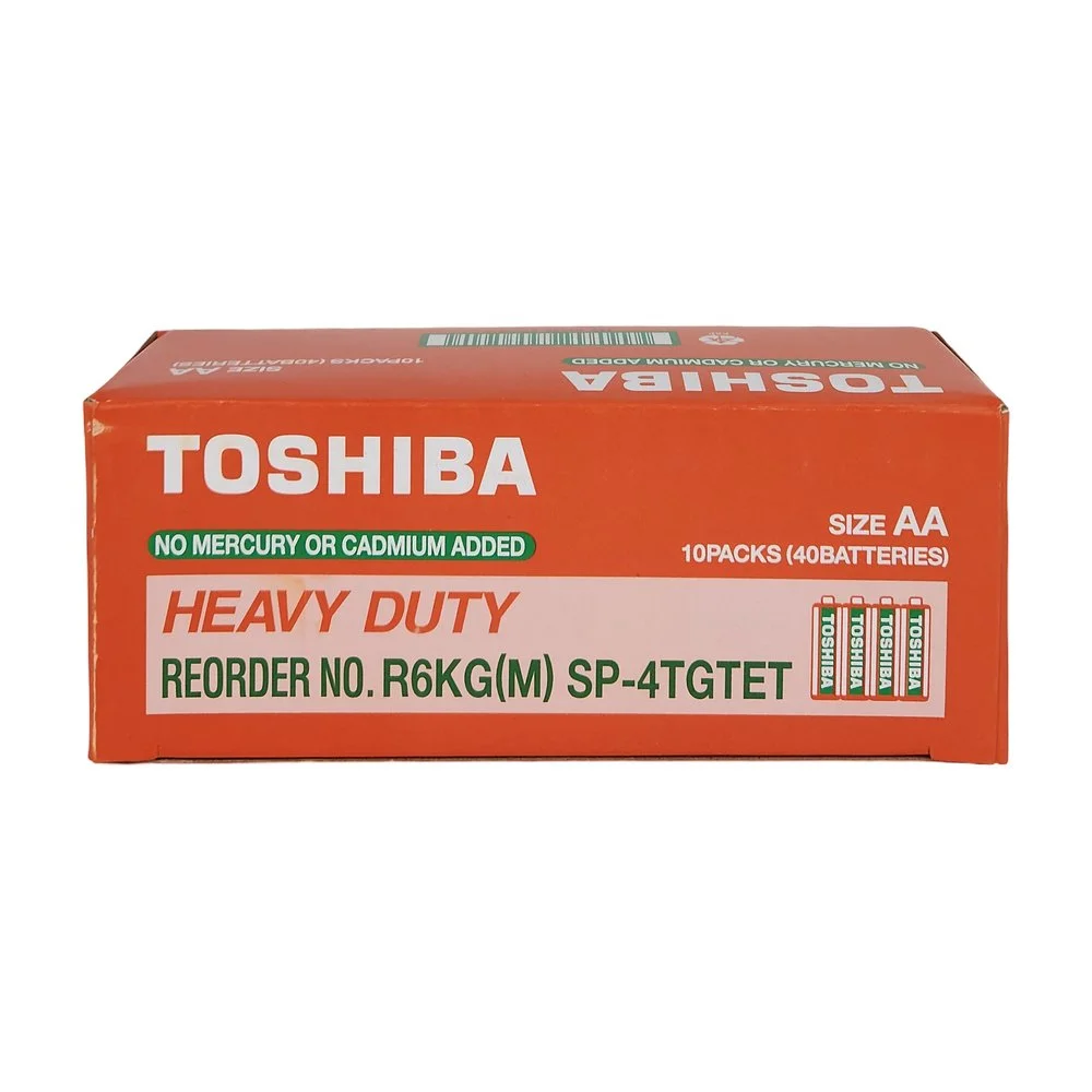 Toshiba AA Heavy Duty Kalem Pil 40'lı Kutu Toshiba AA Heavy Duty Kalem Pil 40'lı Kutu
