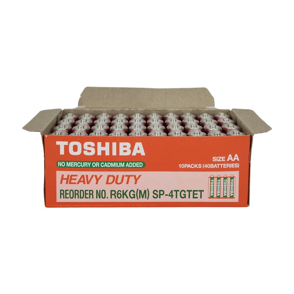 Toshiba AA Heavy Duty Kalem Pil 40'lı Kutu Toshiba AA Heavy Duty Kalem Pil 40'lı Kutu
