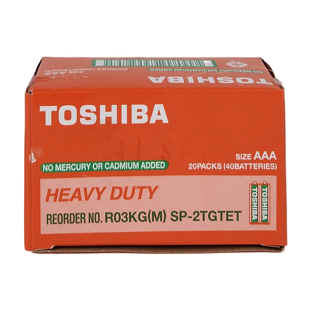 Toshiba Heavy Duty AAA İnce Pil 40'lı Paket