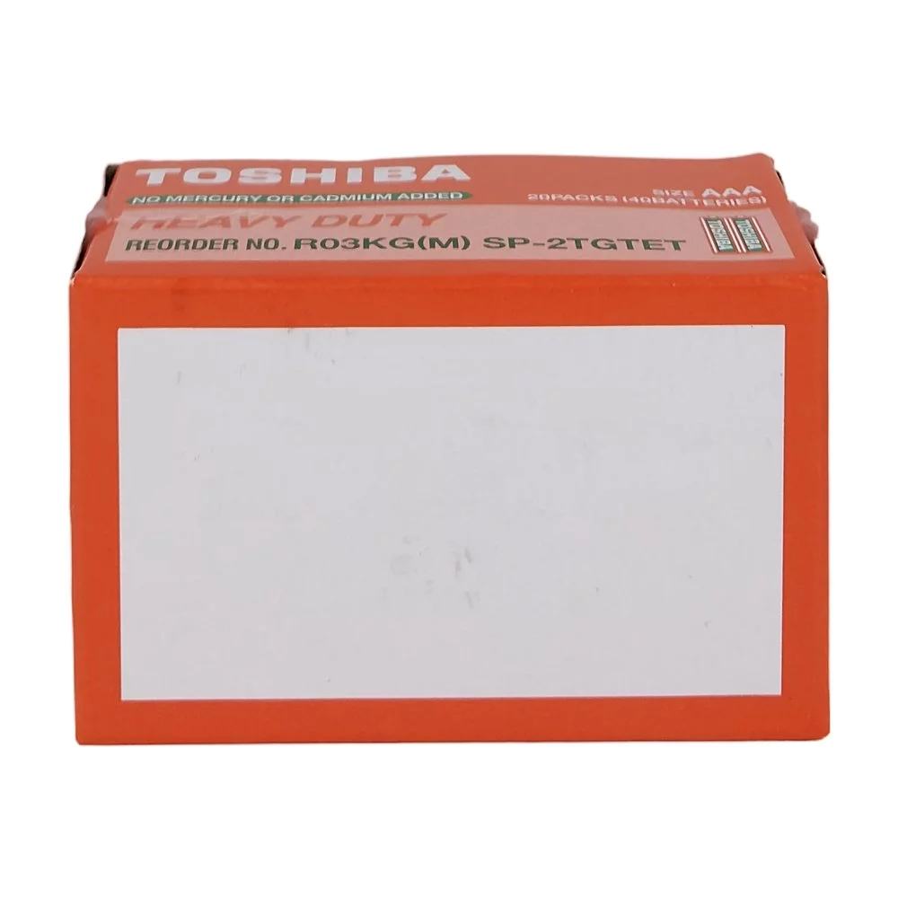 Toshiba Heavy Duty AAA İnce Pil 40'lı Paket