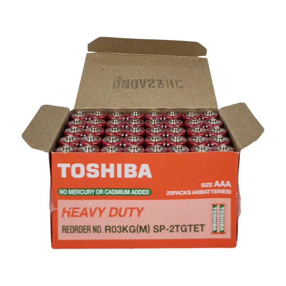 Toshiba Heavy Duty AAA İnce Pil 40'lı Paket