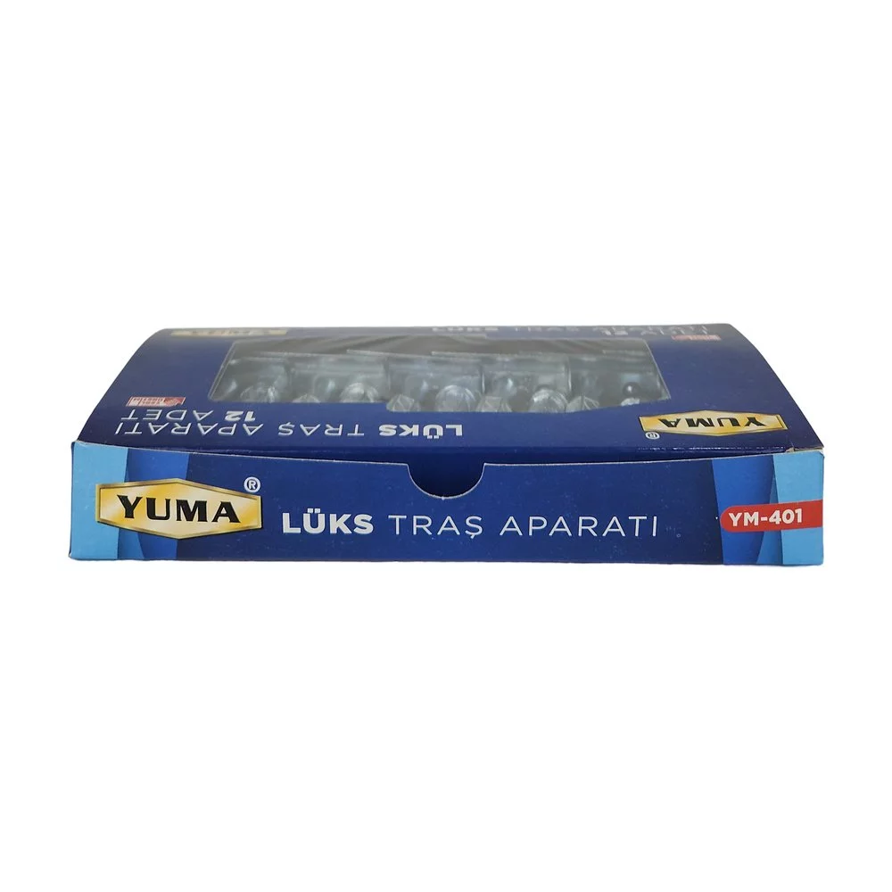 Yuma Lüks Tıraş Aparatı 12 Adet Dökme Yuma Lüks Tıraş Aparatı 12 Adet Dökme