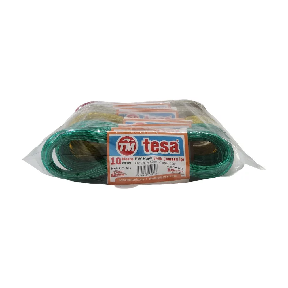 Çelik Çamaşır İpi 10 Metre *12Ad Çelik Çamaşır İpi 10 Metre *12Ad