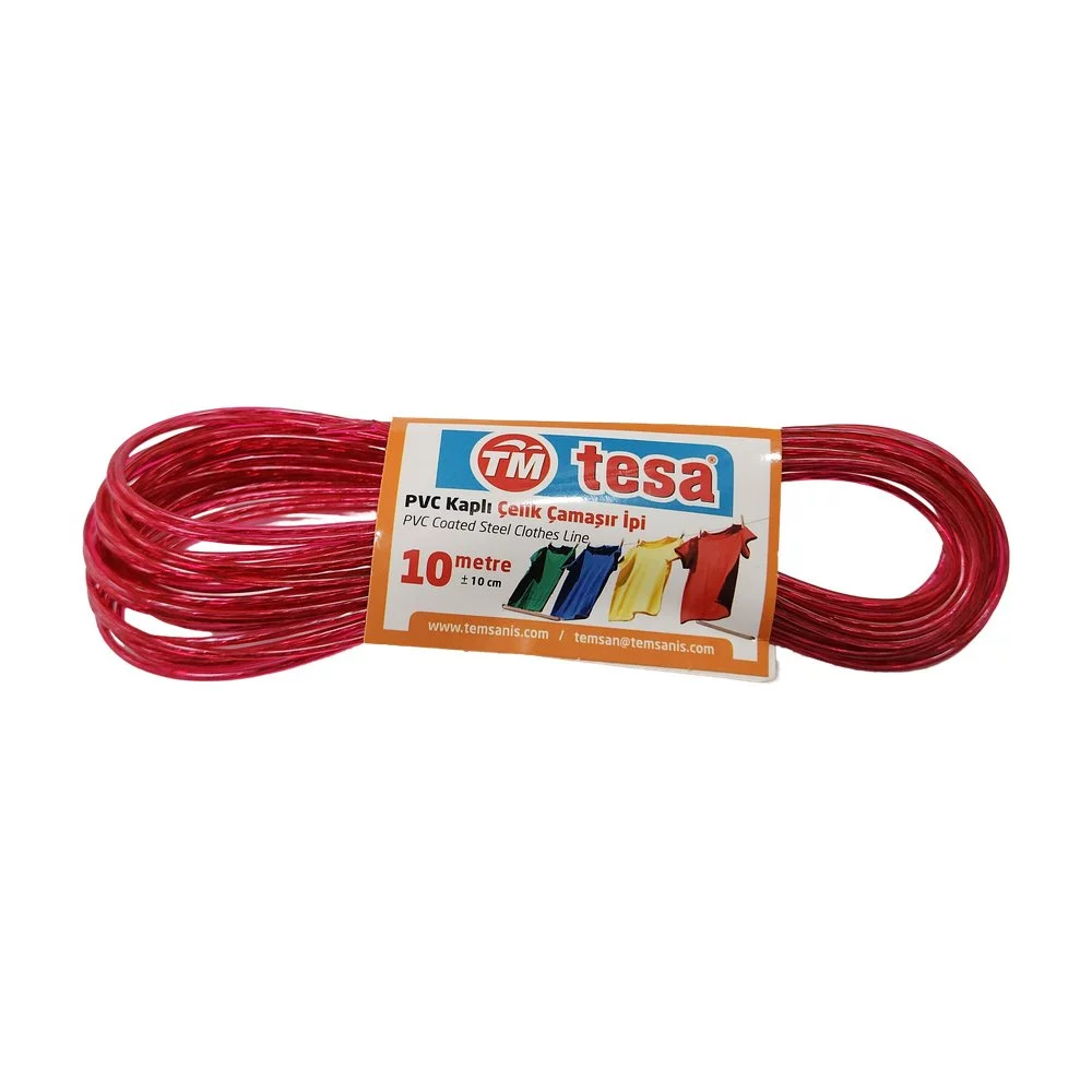 Çelik Çamaşır İpi 10 Metre *12Ad Çelik Çamaşır İpi 10 Metre *12Ad
