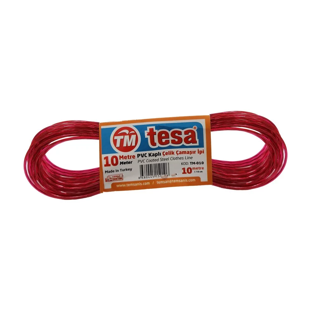Çelik Çamaşır İpi 10 Metre *12Ad Çelik Çamaşır İpi 10 Metre *12Ad