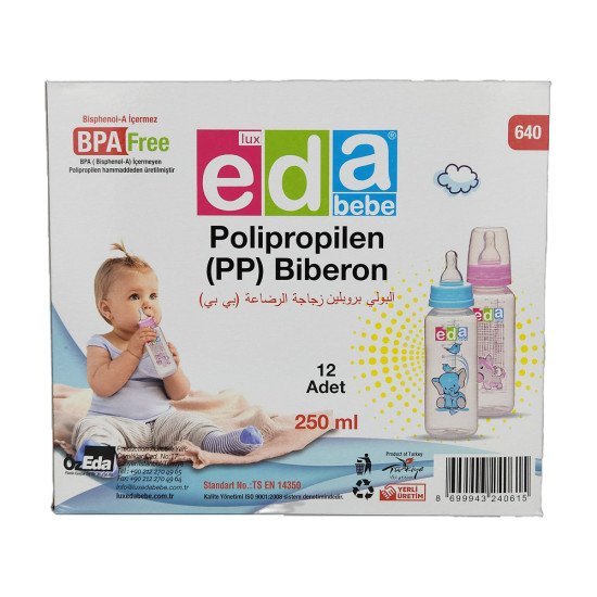 Eda Biberon 250 ml *12Ad Eda Biberon 250 ml *12Ad