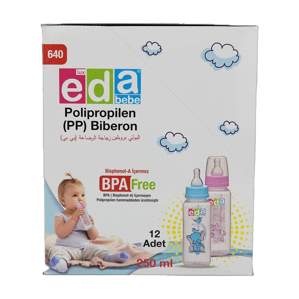 Eda Biberon 250 ml *12Ad Eda Biberon 250 ml *12Ad
