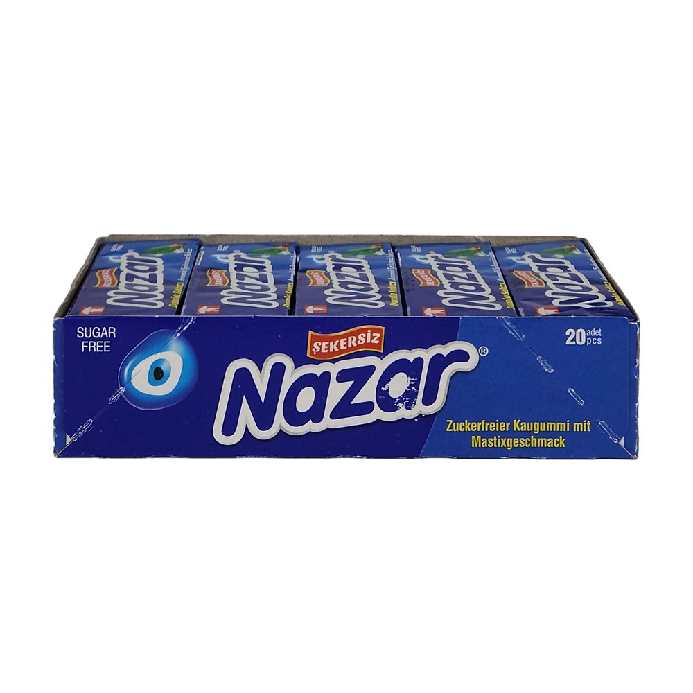 Nazar Damla Aromalı Sakız 5Li *20Ad Nazar Damla Aromalı Sakız 5Li *20Ad