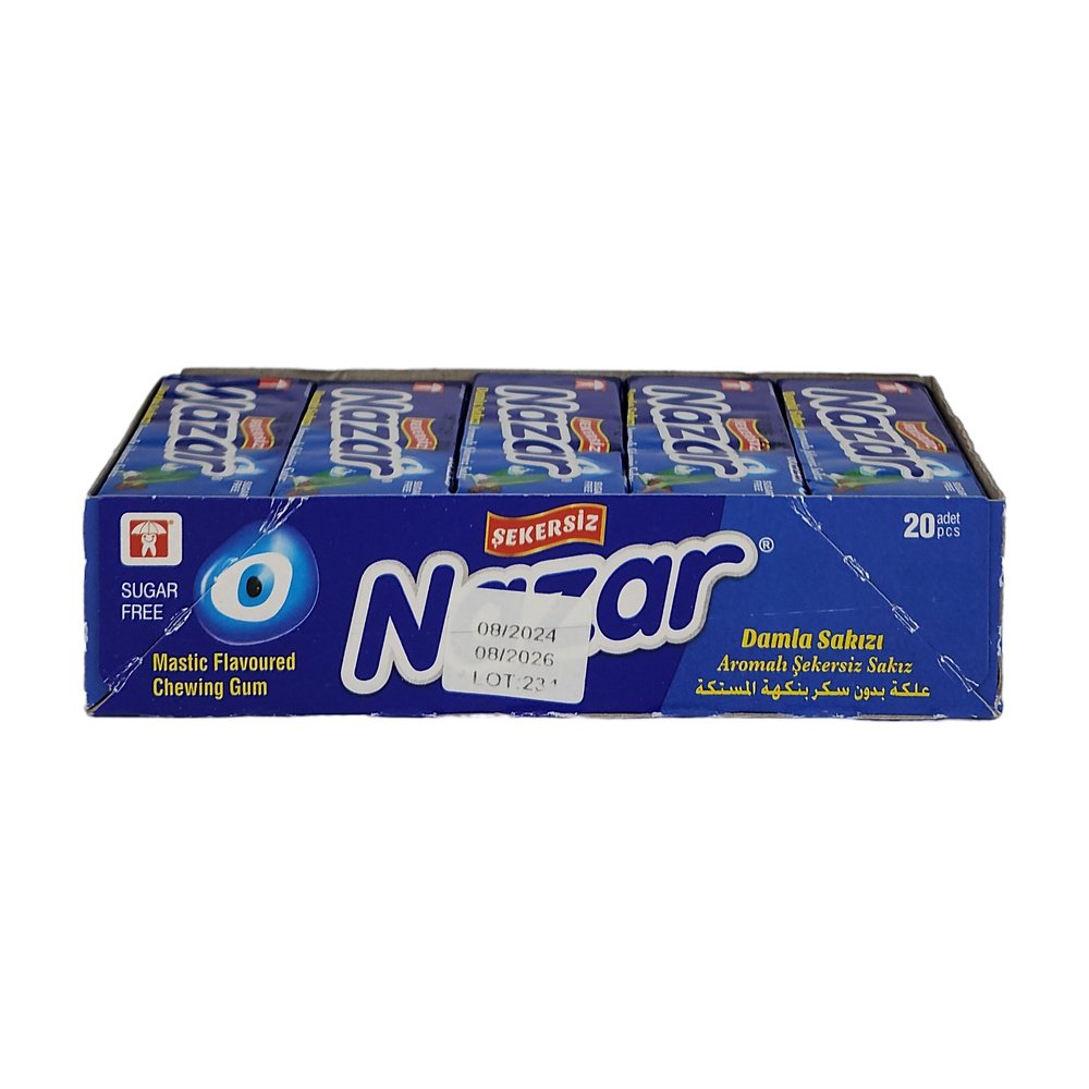 Nazar Damla Aromalı Sakız 5Li *20Ad Nazar Damla Aromalı Sakız 5Li *20Ad