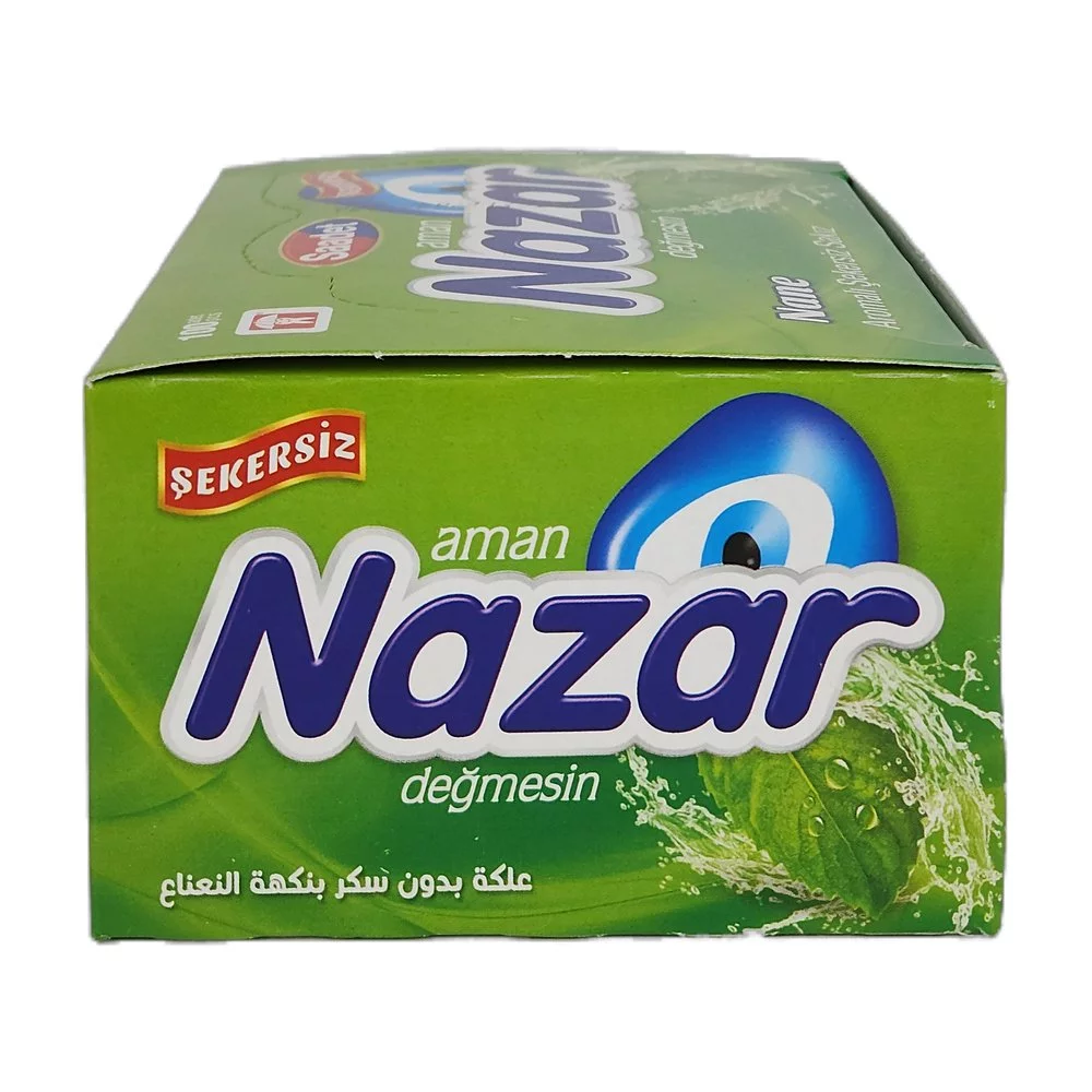 Nazar Nane Aromalı Sakız Tekli *100Ad Nazar Nane Aromalı Sakız Tekli *100Ad
