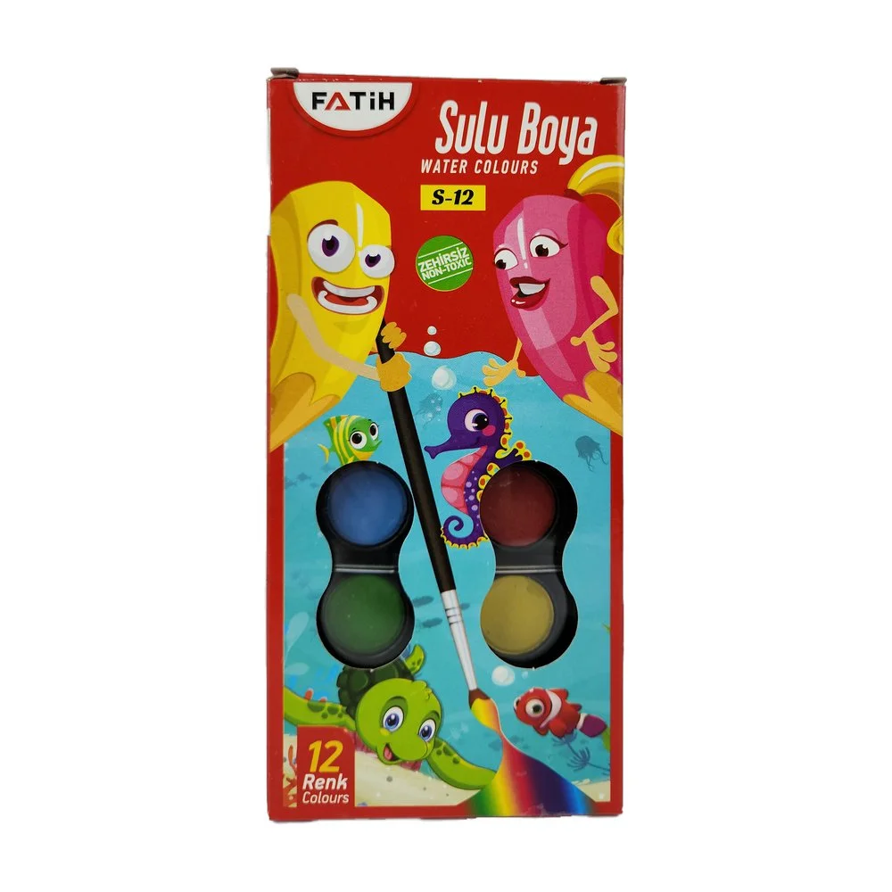 Fatih Sulu Boya 12 Renk S-12 Fatih Sulu Boya 12 Renk S-12