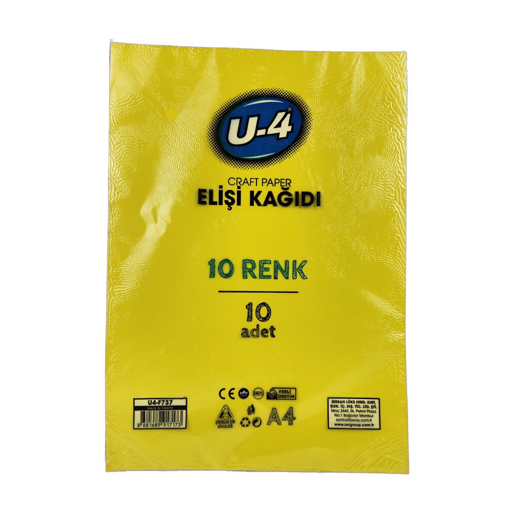 Elişi Kağıdı 10 Renk
