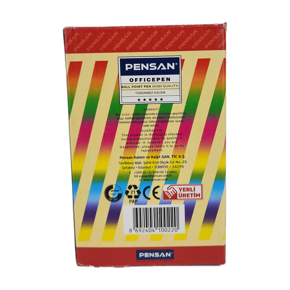 Pensan 1010 Tükenmez Siyah*60Ad Pensan 1010 Tükenmez Siyah*60Ad