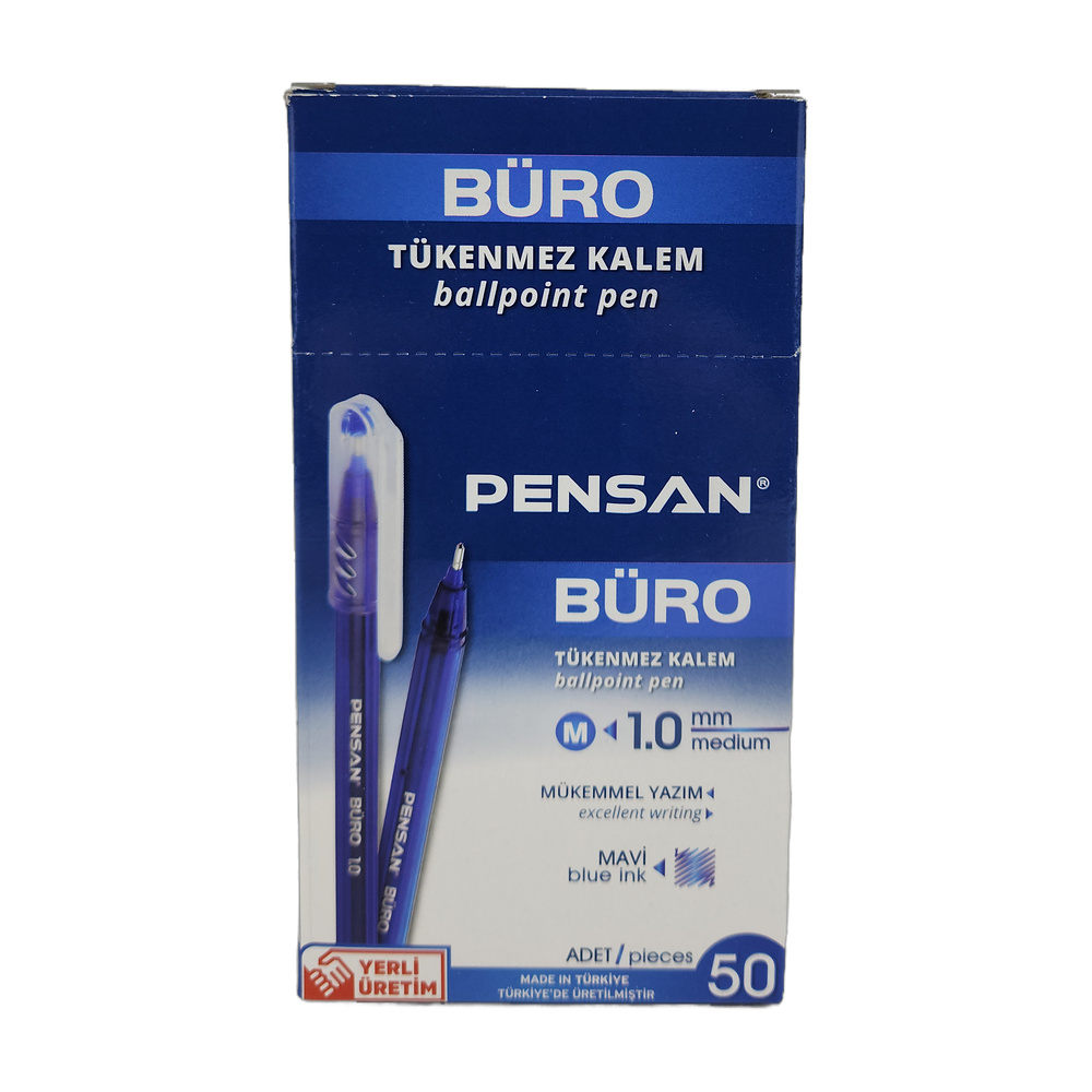 Pensan Büro Tükenmez Mavi*50Ad