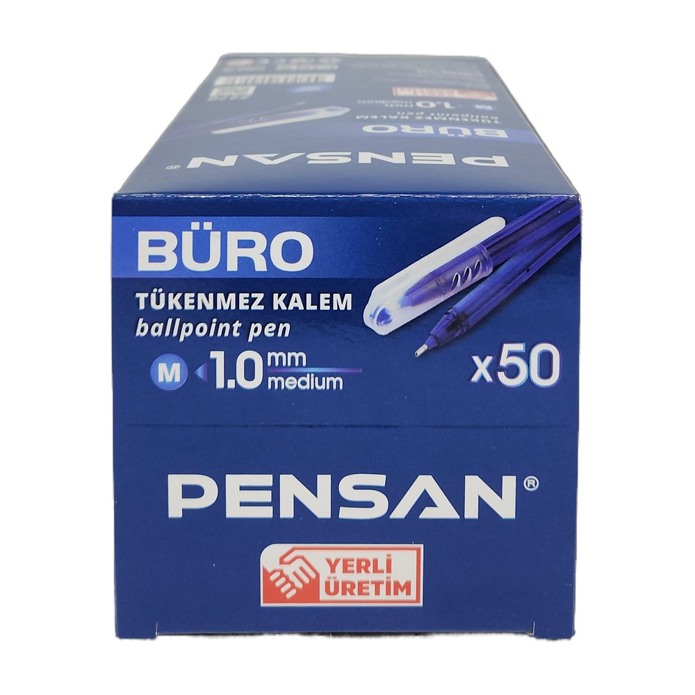 Pensan Büro Tükenmez Mavi*50Ad