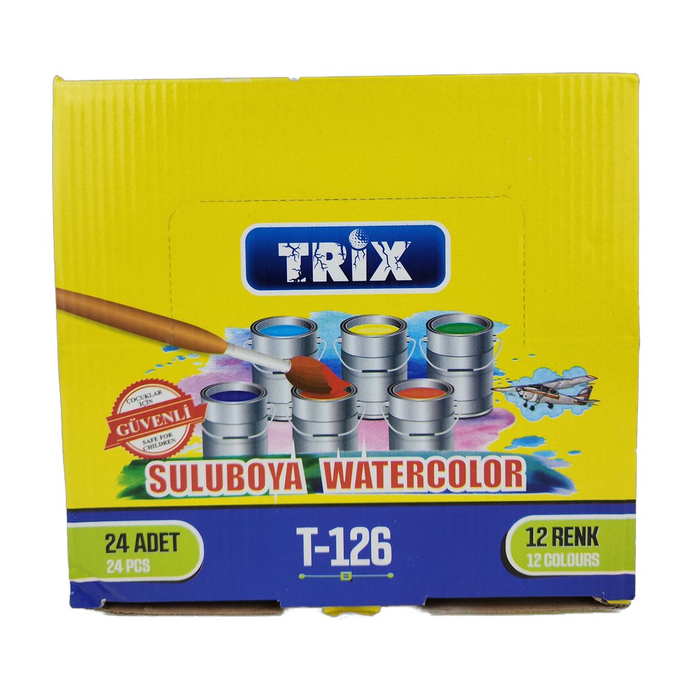 Suluboya 12 Renk Trix*24