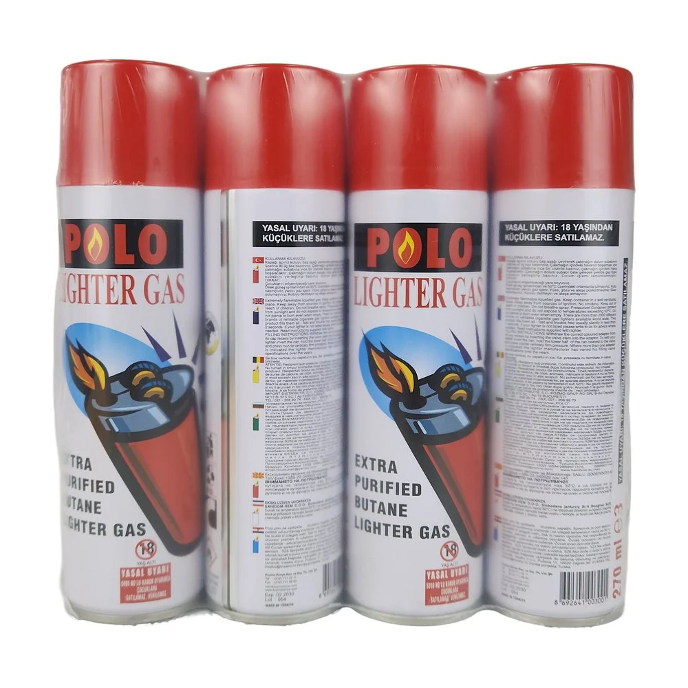 POLO Çakmak Gazı 270 ml x 12 Adet POLO Çakmak Gazı 270 ml x 12 Adet